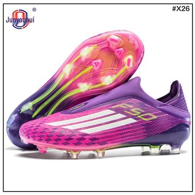 Junyouhui Unisex Mismatched Long Stud Football Boots