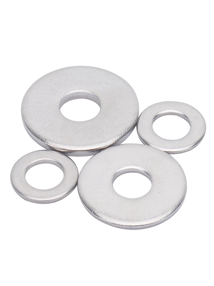 Толстая плоская шайба из нержавеющей стали 304, металлическая проставка (M3-M50) Standard Washer M2 (100 pieces)