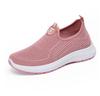 Fashion Casual Shoes, Women's Lightweight and Breathable Large-sized Flat Shoes, Sliding Shoes, Outdoor Sports Tennis Shoes