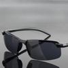 Unisex Sport Half-Frame Decorative Fashion Glasses Use for Fishing Outdoor Activities Great Gift for Men and Women