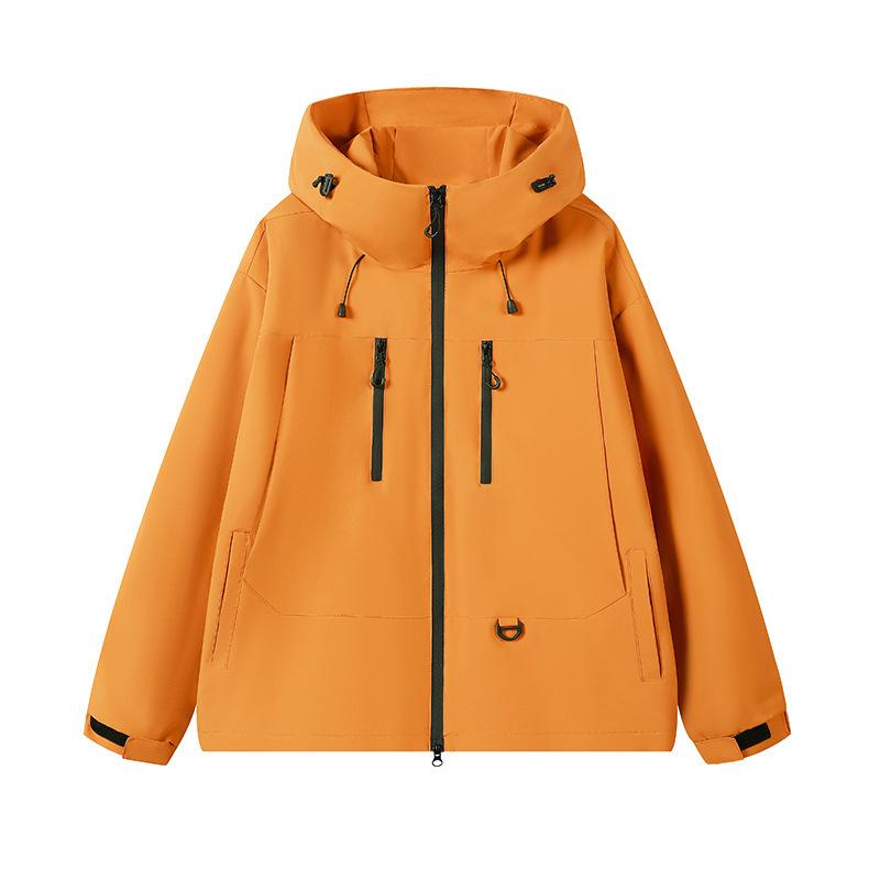 Couple Outdoor Mountain Single-pull Jacket Spring and Autumn New Thin American Functional Waterproof Outdoor Top