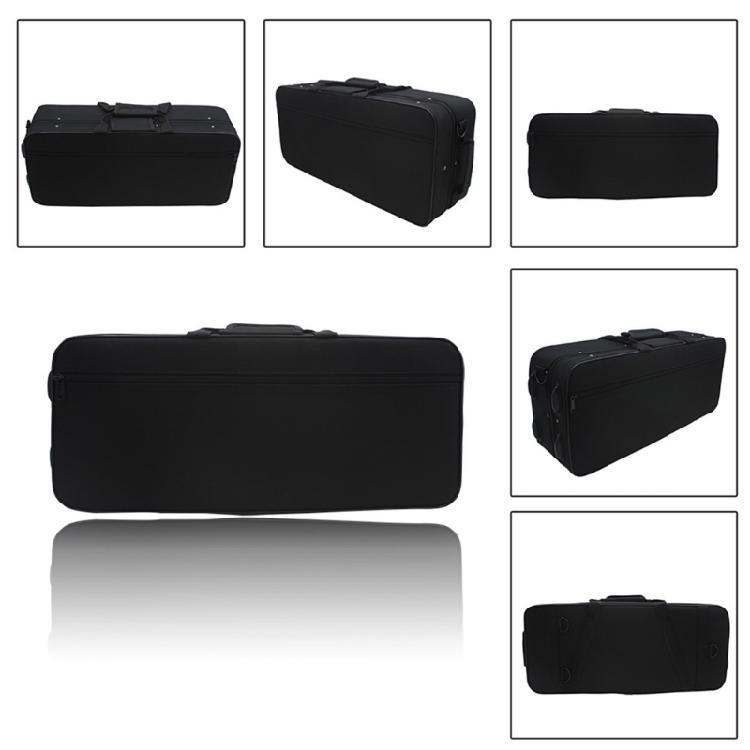 Trumpet Carrying Case Water Resistant Double Transport Handles Trumpet Box with Handle Strap
