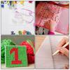 AEE4-4 PCS 14 Count Plastic Mesh Canvas Sheets For Embroidery, White Plastic Needlepoint Canvas (8 X 11 Inches)
