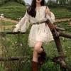 Lantern Sleeve Sweet French Temperament Short Dress, 2026 Spring/Summer Collection