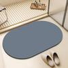 Soft Diatom Mud Floor Pad Bath Area Toilet Entry Door Moisture-wicking Slip-resistant Kitchen Floor Mat Toilet Toilet