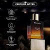 Luxury Men's Perfume Set 2x100ml  Long Lasting Woody and Citrus Fragrance Duo for Day to Night