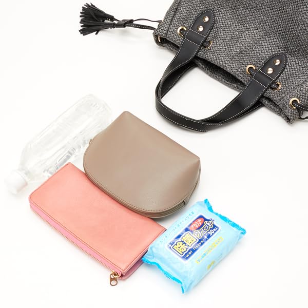 Labagagerie Side Tassel Summer Tote Bag, Small, White (30)