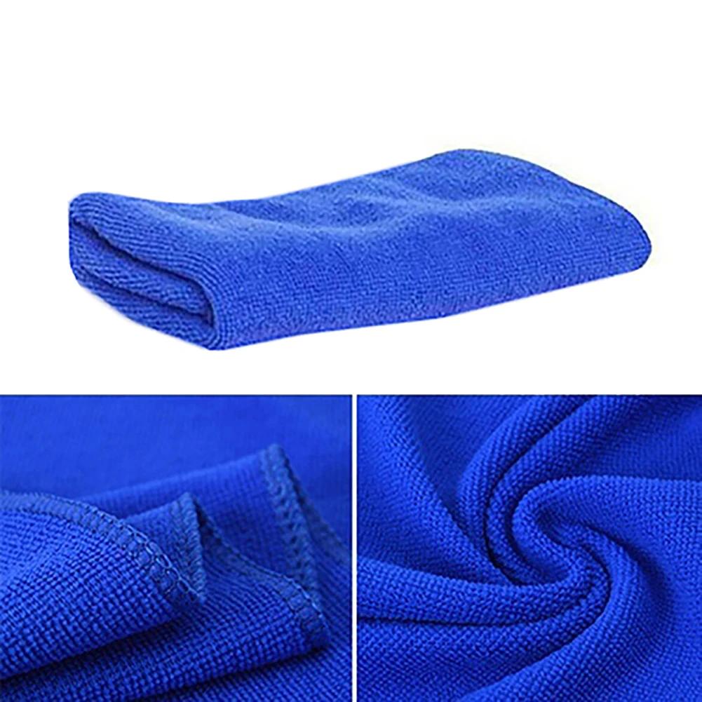 1/10Pcs Microfiber Towel 25x25cm Car Wash Drying Towel Kitchen Home Cleaning Cloth Auto Detailing Polishing Cloth Clean Tools