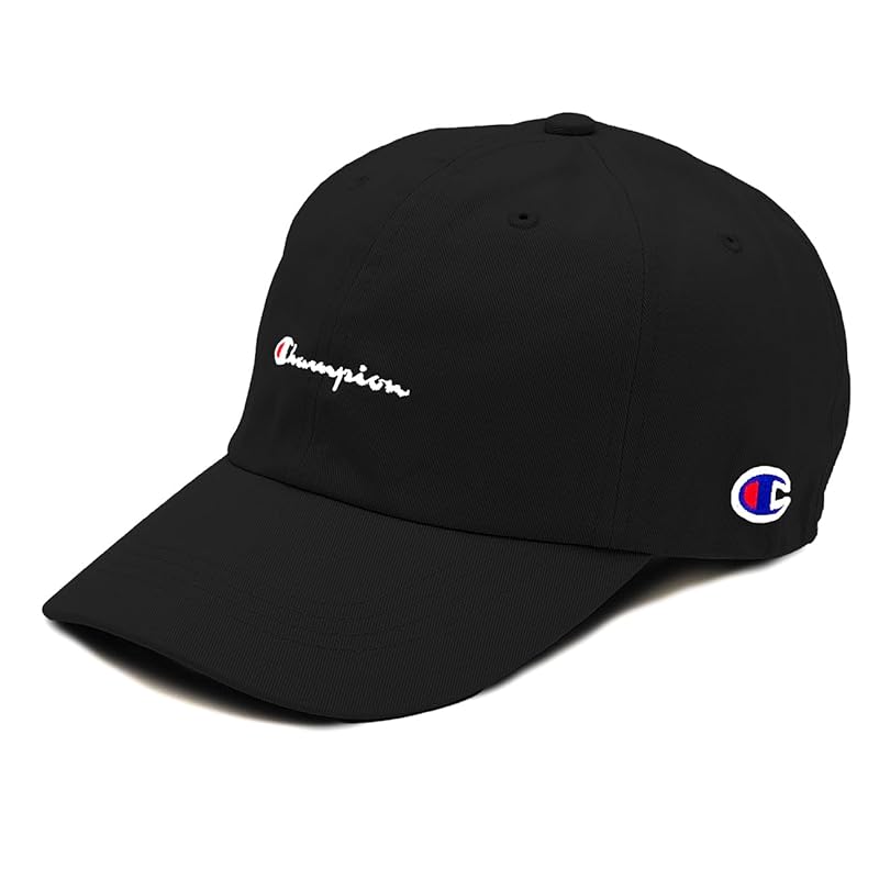 

[champion] cap men s ladies hat brand deep big size Deeper Larger 100% cotton male woman UV cut 60~62cm (JP, number size, 60.0 cm, 62.0 black)