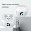 SQLI6 Soft Earphone Case For Apple AirPods 4 2024 Cover for Airpod Pro 1 2 3 4th With keyring For BMW Logo M Performance E46 E90 E60