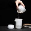Ink Landscape Ice Jade Porcelain Kung Fu Tea Set