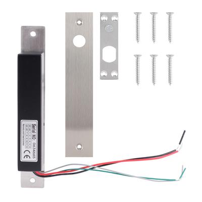 Serrure de porte à pêne dormant électrique 4 fils DC12 V pour contrôle d'accès de sécurité