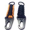 Outdoor Camping EDC Paracord Rope Survival Kit Military Cord With Carabiner Keychain Chain Ring  Emergency MultifunctionTools