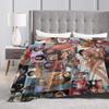 David Hasselhoff Super Warm Blankets  Airplane Travel Plush Throw Blanket Pattern Couch Chair Flannel Bedspread Sofa Bed Cover