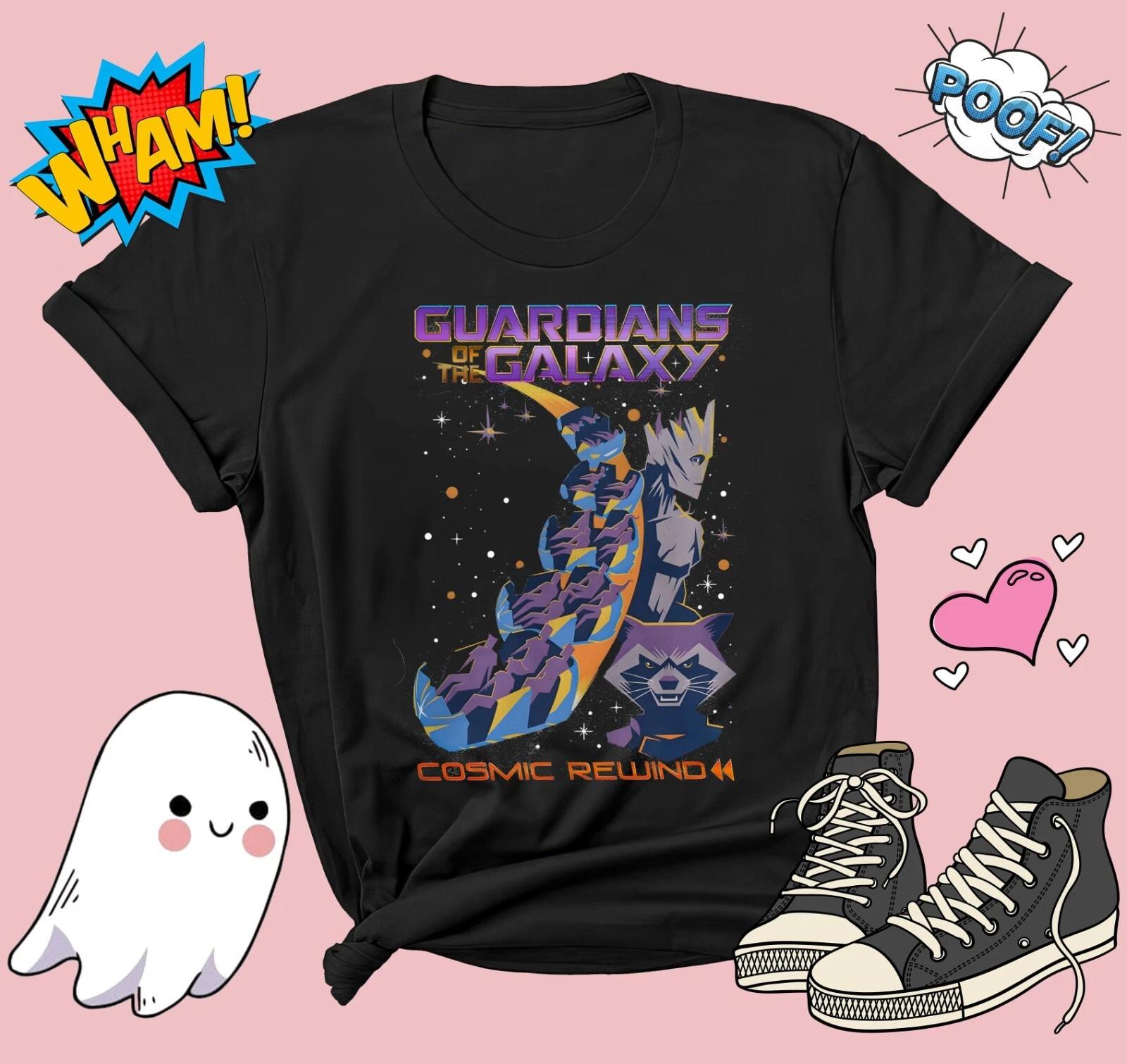 Rocket Raccoon Groot T-shirt T shirt Men Women Unisex Tshirt G754 L