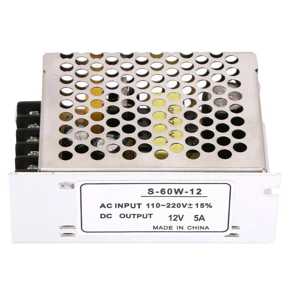 5A 12V AC/DC Voltage Converter Universal Regulated Switch Power Supply for LED Power Supply Regulated Switch
