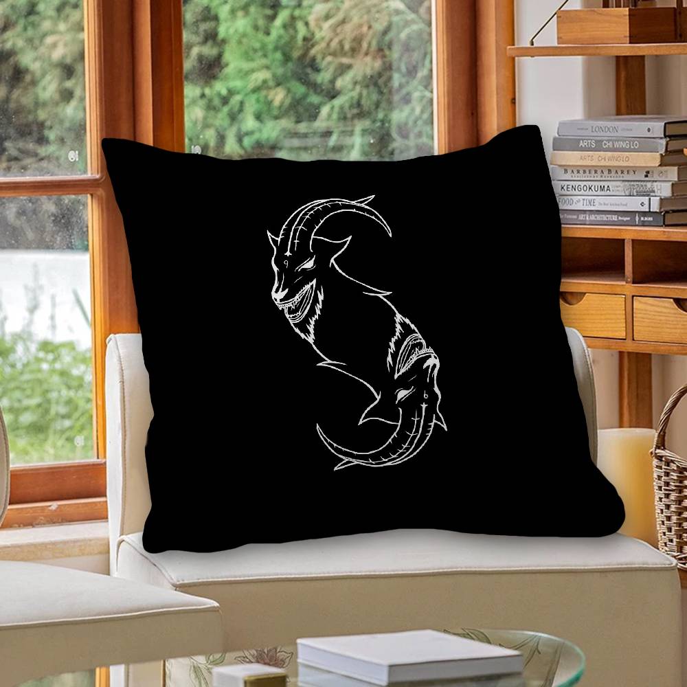Cuscino Slipknot Band Heavy Metal Regali Arredamento Ufficio Casa Camera da Letto Divano Copricuscino per Auto Custodia 45X45Cm