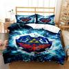 Anime Game Motif Microfibre Bedding Sets, Children's Birthday Gift with Zip Room Decor for Teenagers Adulte  Duvet Cover