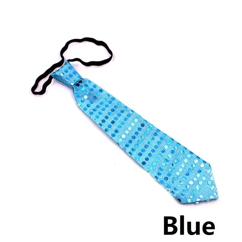 LED luminous tie, glitter sequined luminous tie, concert atmosphere props