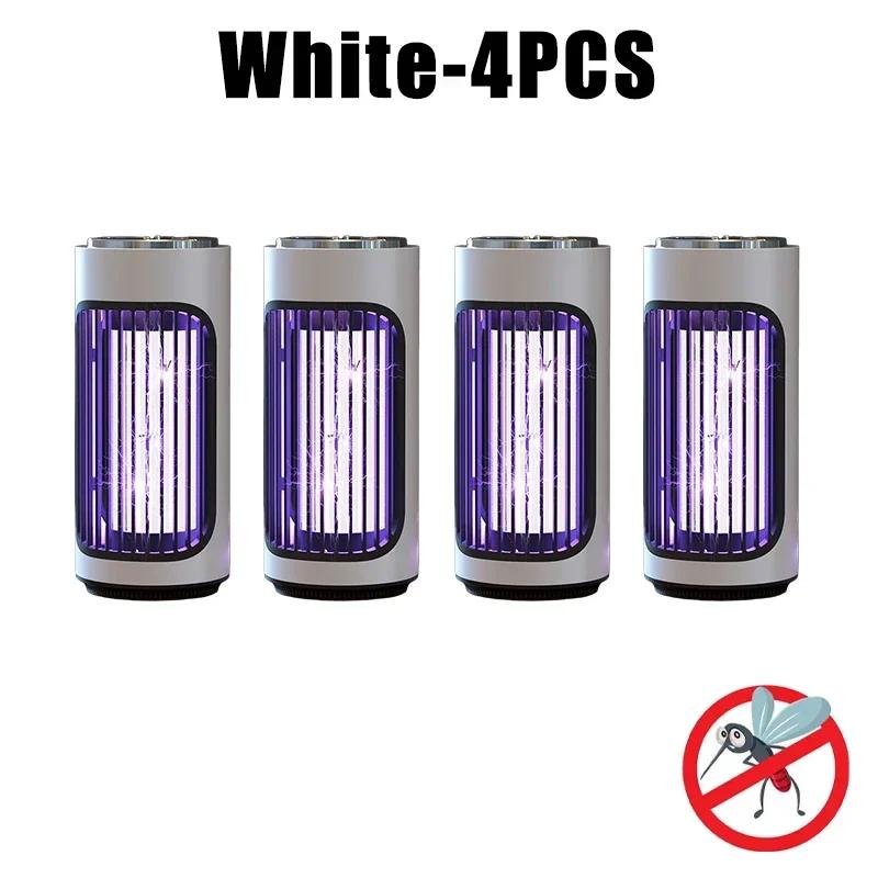 USB Rechargeable Portable Electric Mosquito Killer Lamp 360 Degree Indoor Insect Trap for Home Outdoor Travel Camping Use