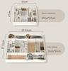 1pc Kitchen Drawer Retractable Storage Box Large-capacity Partitioning Storage Tray Home Tableware Knife Spoon Organizing Box
