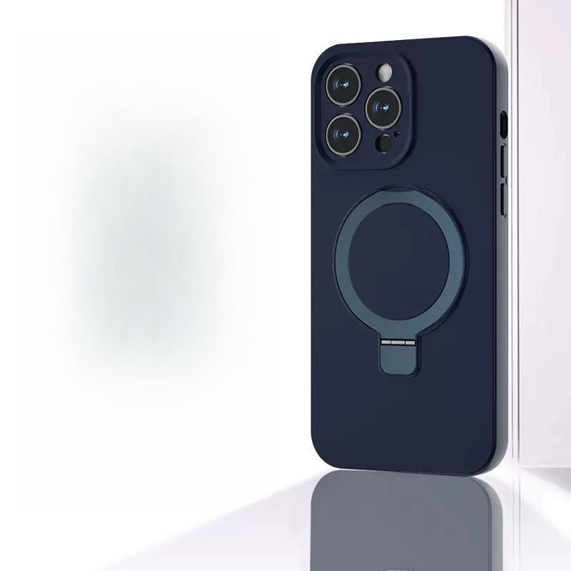 Liquid Silicone Rubber Is Suitable for IPhone15 Wireless Magnetization, Phone Case, and Apple 14Pro Pivot Stand Protective Cover