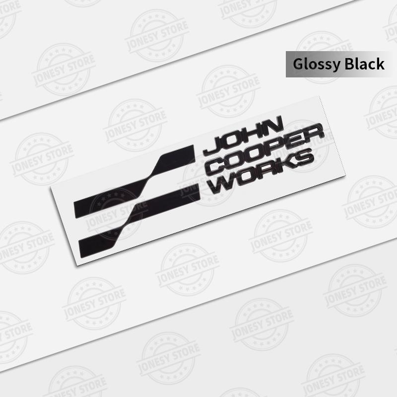 Logo Metallo Auto John Cooper Works Badge 3D Scritta Adesivi Adesivo Baule Per MINI Cooper S JCW R56 R57 R58 R59 R60 R61 F56 F57