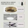 6 Speed Dimmer Receiver Kit Ceiling Fan DC Output Control Dimmer Receiver Remote Control Distance Battery Powered