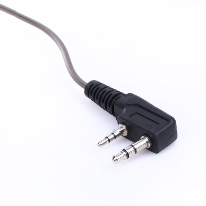1 Adet K-Jack Radyo Kulaklığı Kenwood Quansheng Tyt Hyt Telsiz İçin 2 Pin K Tipi Kulaklık Alüminyum Folyo Kulaklık