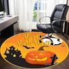 1pc Halloween Pumpkin Chair Carpet for Office, Soft Flannel Throw Mat, Perfect for Office,Holiday Party Decoration Choice Yy251113197