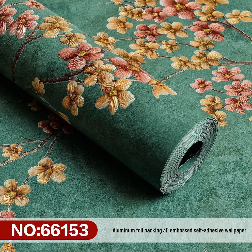 Thick Self-Adhesive Embossed Waterproof Wallpaper for Home Decoration