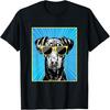 Doberman Pinscher Portrait Pop Art Dog with Sunglasses T-Shirt