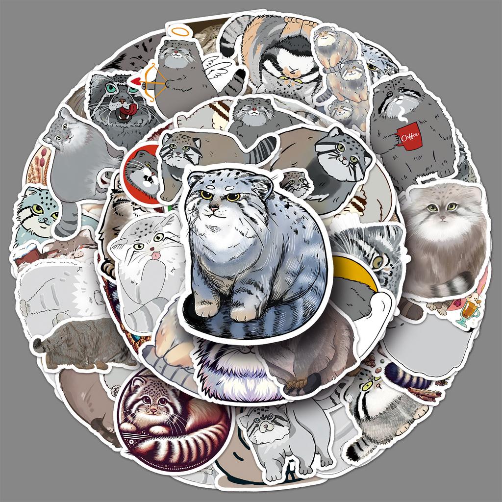 50 Graffiti Stickers Personalized Cartoon Cute Animal Decoration Water Cup Mobile Phone Case Suitcase Stickers