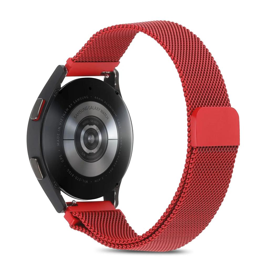 20mm 22mm Milanese Loop Strap For Samsung Watch 6/5/4/Amazfit GTS/GTR/Bip Metal Bracelet Band Huawei Watch 4/3/GT4-3 Pro Correa