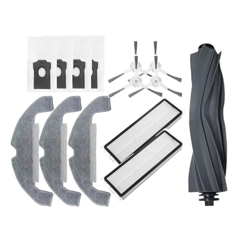 

A65T-For Dreame D10 Plus Gen 2 Vacuum Cleaner Accessory Replacement Parts 14Pcs Set-Main Side Brush, Filters Mop Dust Bag