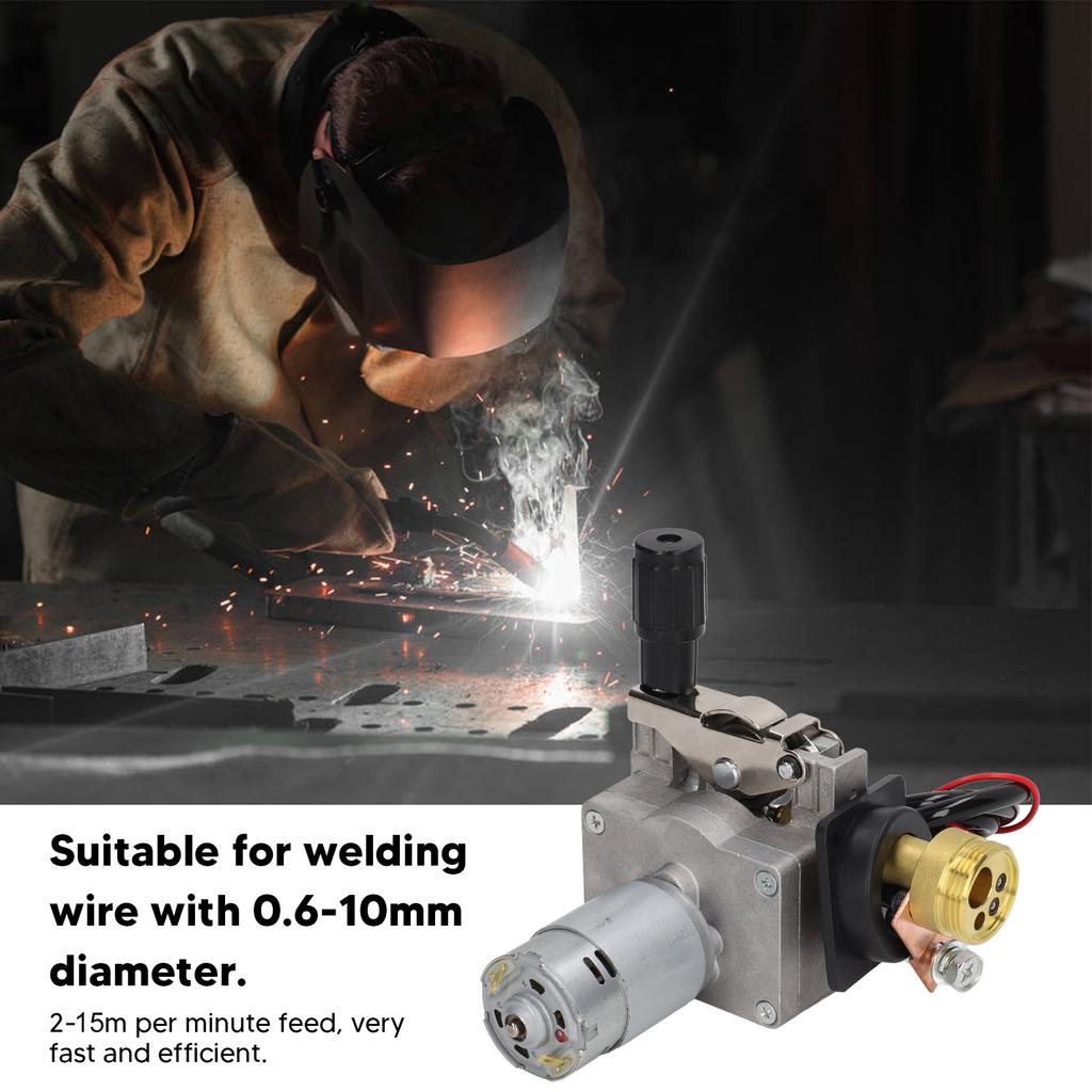 Podavač drátu Stroj pro podávání drátu Motor pro podávání drátu Svářečka Válečkový podavač Podávací stroj 24V pro svařování MIG MAG Pájení