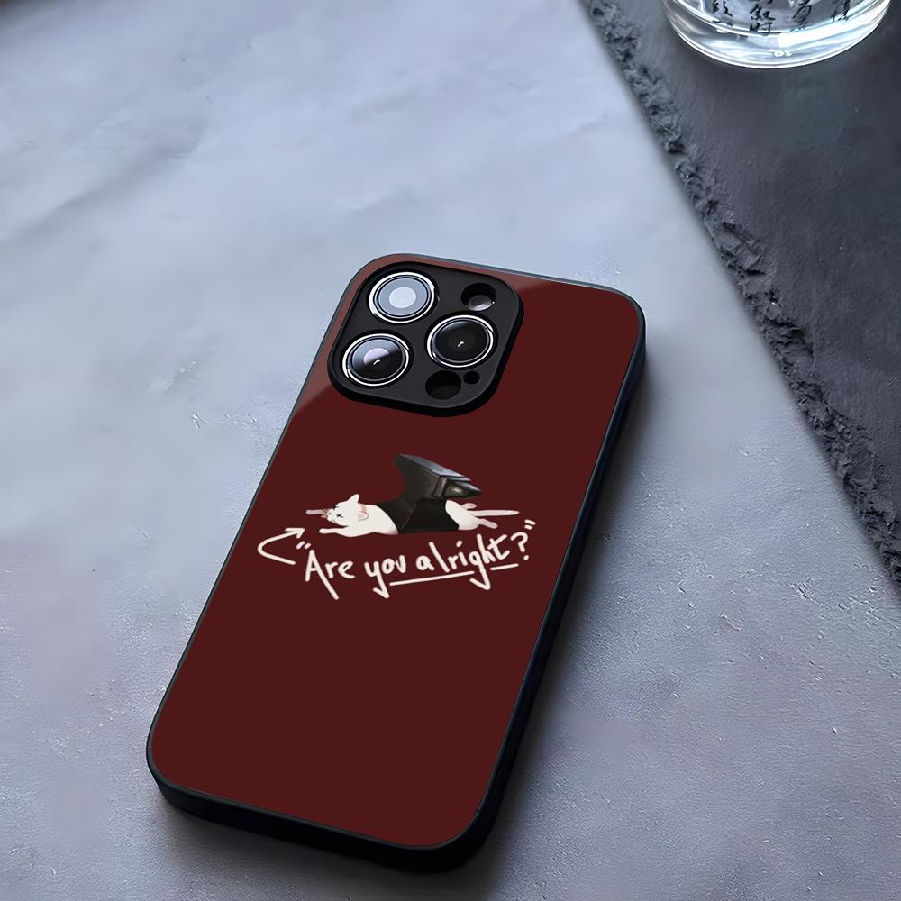 Cartoon Lovejoy Band Phone Case Tempered Glass For IPhone 17 13 14 16 12 15 11 Pro Max Plus Mini X XR SE2020 Coque