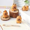 Colorful Capybaras Collectible Figurine Fun and Cute Decoration for Home or Workspaces