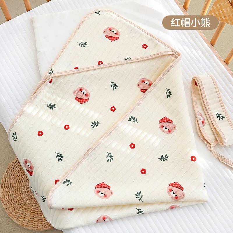 Baby Cushion Air Cotton All-Season Universal Newborn Delivery Room Quilt Breathable Baby Anti-Startle Swaddling Anti-Kick Quilt