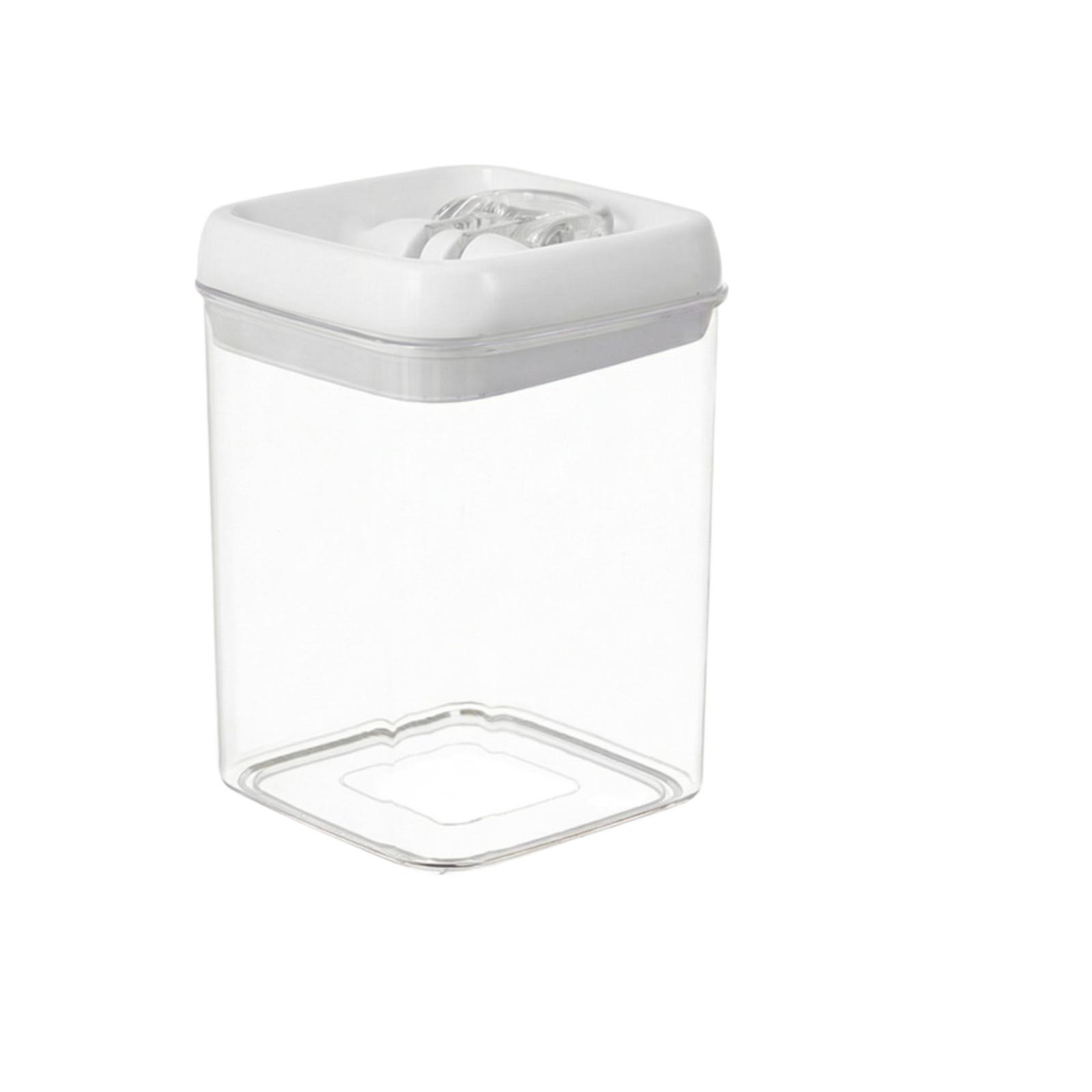 

Square Food Storage Container with Airtight Seal for Kitchen Pantry Bulk Dry Goods Storage Container Suitable for Grains Spices Tea Powder One Size