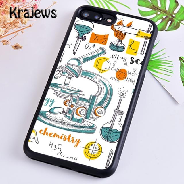 Krajews Chemistry Elements Phone Case Cover For iPhone 17 Air 16 15 14 Plus 11 12 13 Pro Max Coque Shell Fundas