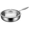 Universal German 316 Stainless Steel Non-Stick Frying Pan for Induction & Gas Stoves