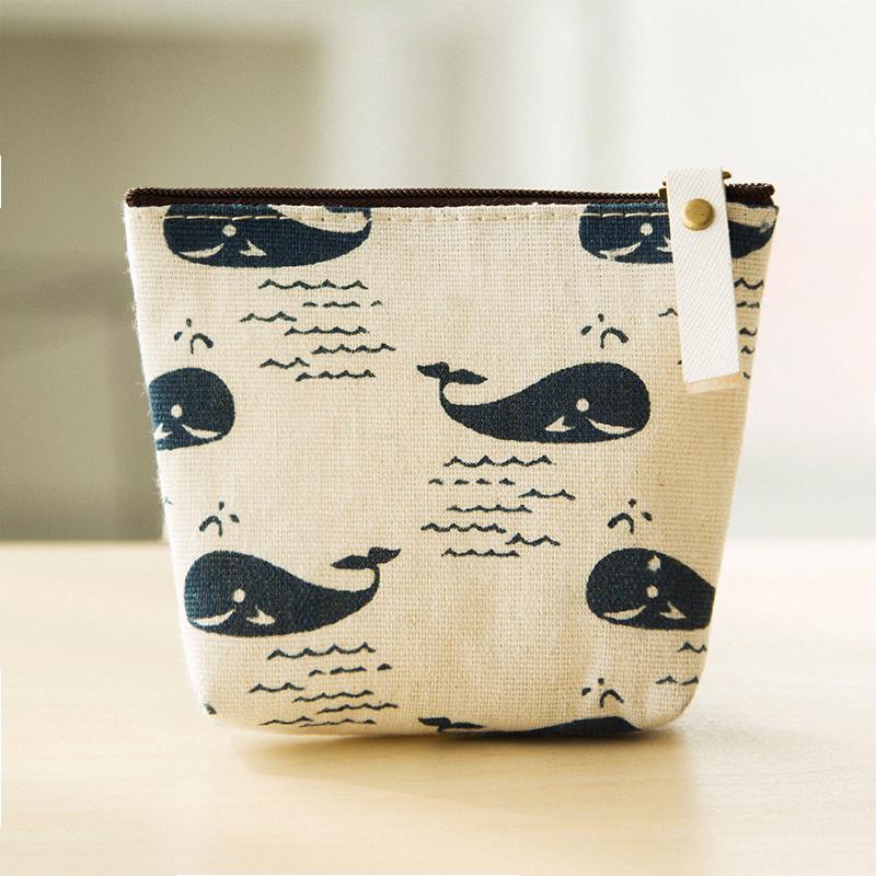 Portable Multi-Purpose Cartoon Storage Bag - Large Capacity for Lipstick, Sanitary Pads, Period Essentials, and Coins