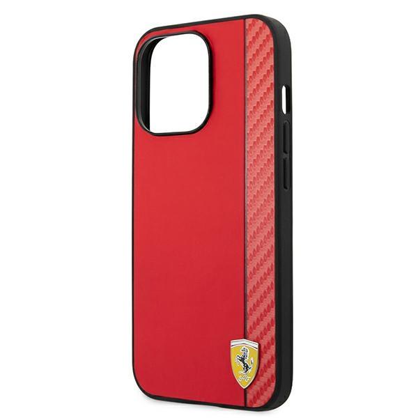 Ferrari Fesaxhcp13Xre Iphone 13 Pro Max6,7 Czerwony/Red Hardcase On Track Carbon Stripe