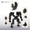 MyBuild 1002 Mecha Rahmen Block Roboter Basis Bauset Frei anpassbar Kompatibel mit anderen Marken Empfohlen für Kinder ab 10 Jahren