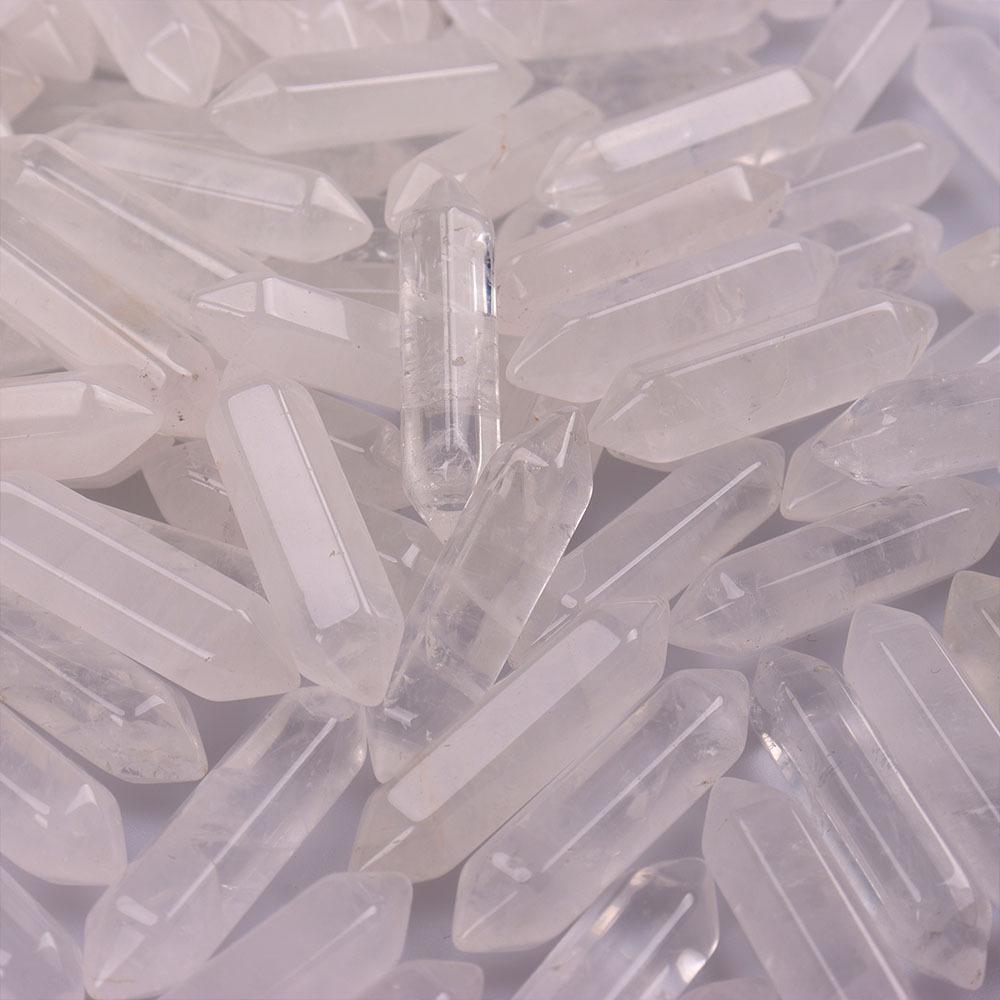 Sechseckiger Kugelkristall-Anhängerstein für DIY-Schmuck