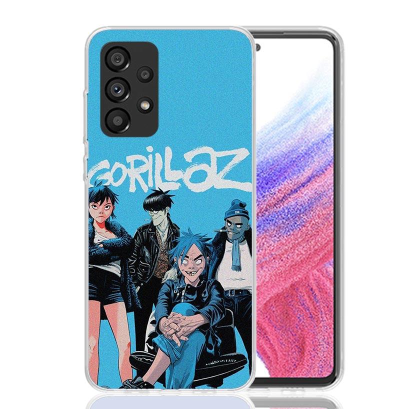 Gorillaz Anime Case Phone Cover for Samsung Galaxy A17 A16 A15 A14 A13 A56 A55 A54 A53 A36 A35 A34 A33 A26 A25 A24 A23 A05S Gala