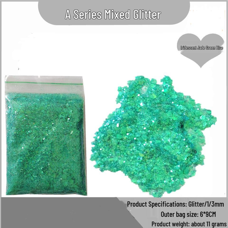 

Набор форм для ирidescentной эпоксидной смолы со смешанными блестками для сценического макияжа COS A Series 10G Bagged