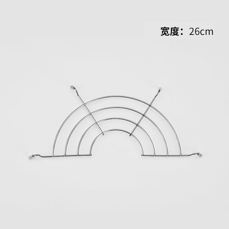 

Нержавеющая сталь Толстая проволока Полукруглый Подвесной Поддон для жарки Сливной Стойка Кухонные аксессуары Домашняя Жареная еда Масло Сливной фильтр