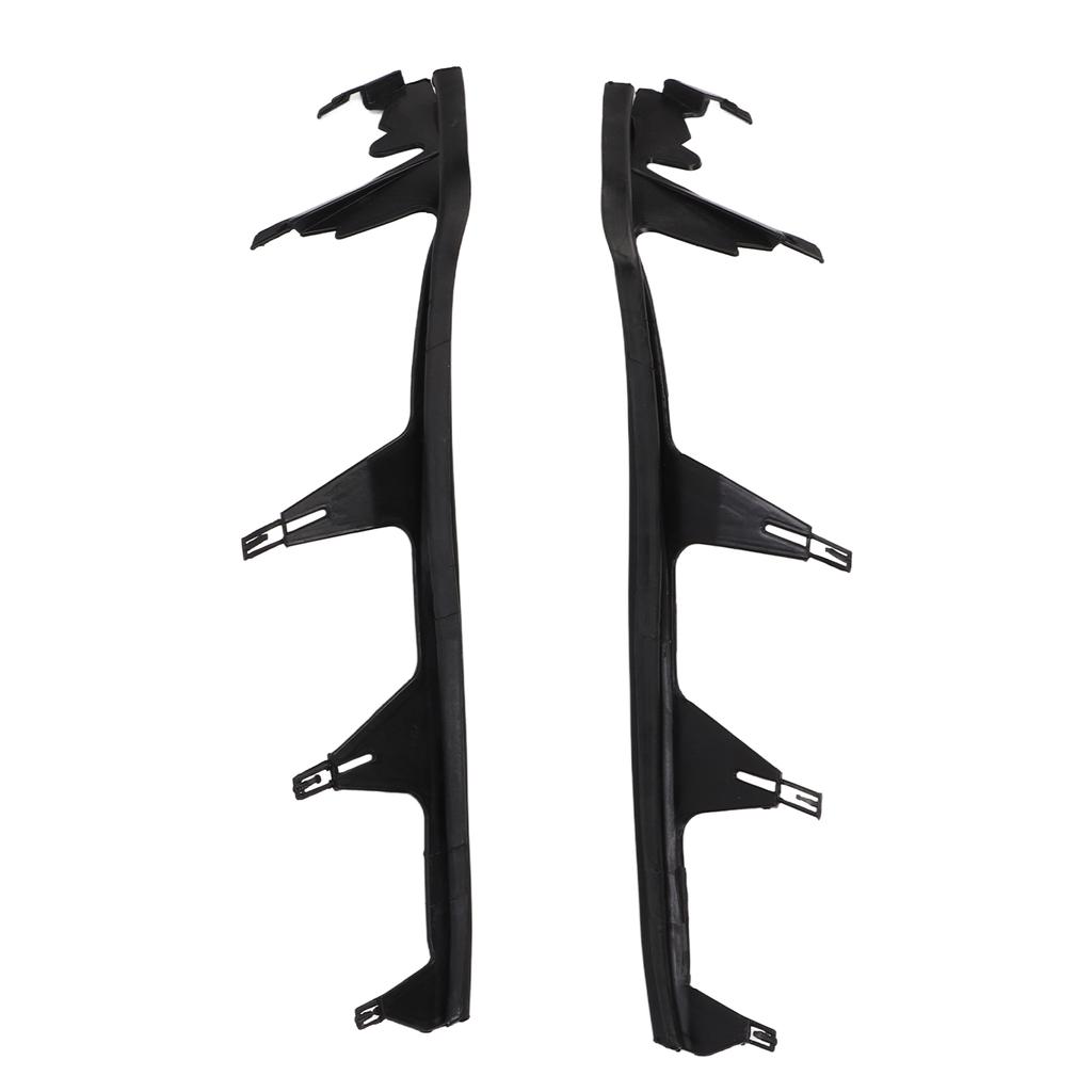 1 Pair Car Headlight Cover Gasket 63128384490 Strong Sealing Black Rubber Flexible Replacement For 3 SERIES E46 Pre‑LCI